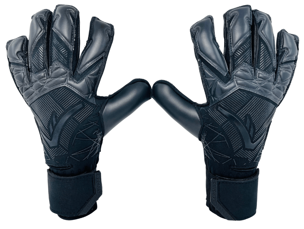 KRONIS 258 FingerSave Goalkeeper Gloves Black