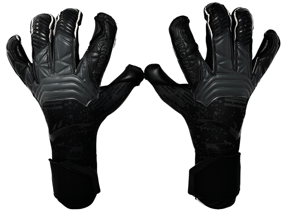 KRONIS ACADEMY 2 Goalkeeper Gloves in All Black