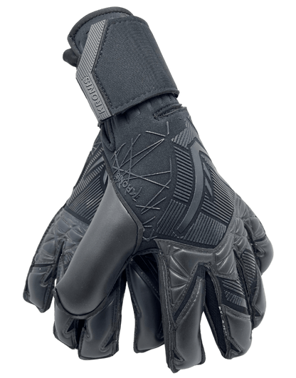 KRONIS 258 FingerSave Goalkeeper Gloves Black