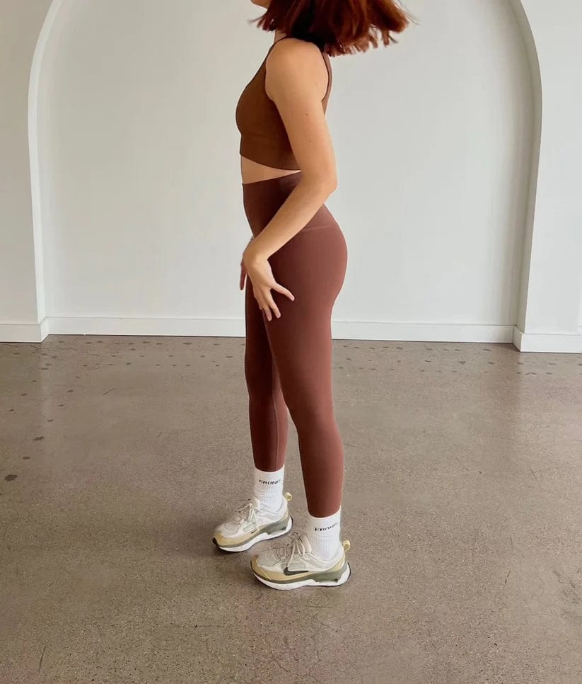 Coffee Brown Butter Leggins (27")