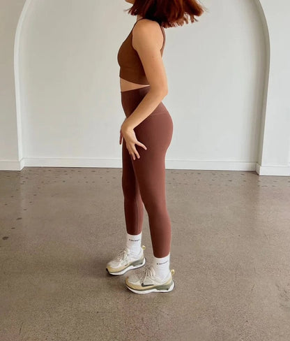 Coffee Brown Butter Leggins (27")