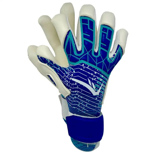 Blue and White KRONIS Lyna Goalkeeper Glove